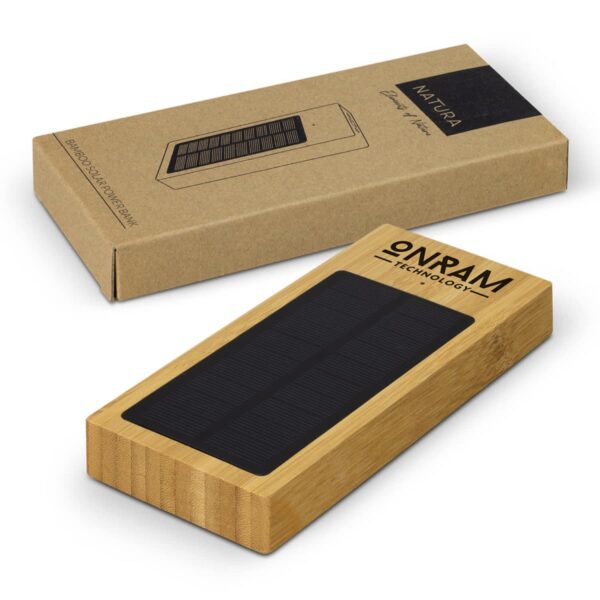 Bamboo Solar Power Banks AUS 10,000mAh