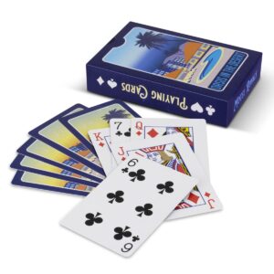 Playing Cards With Cardboard Case