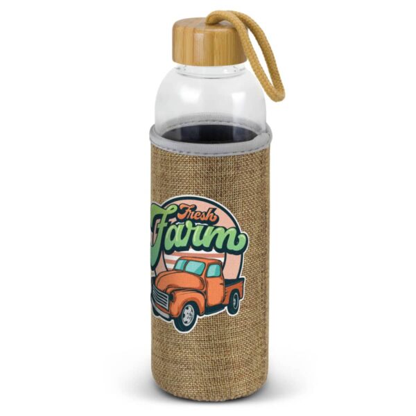 Glista Glass Bottles with Natural Sleeve