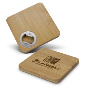 Square Bottle Opener Coasters