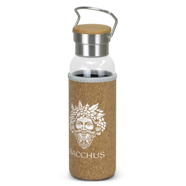 Glass Bottle with Cork Sleeve