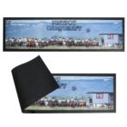 Bar mat with PINTPOT CAMPDRAFT text and image of horses, riders, and a rural backdrop.