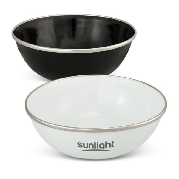 Enamel Finish Bowls for Camping
