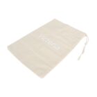 A beige drawstring bag with the name Victoria printed on it in white letters. The bag is on a plain white background.