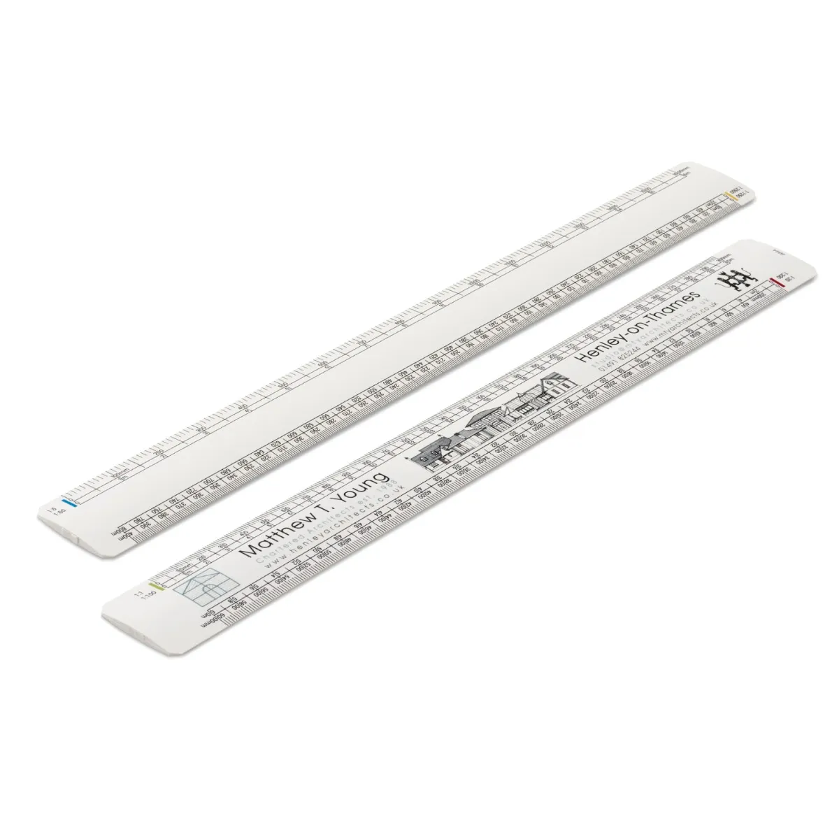 300 Mm Personalised Oval Scale Rule