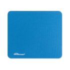 A blue rectangular mouse pad with rounded corners and the word Compucessory printed in white in one corner.