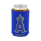 A can inside a blue koozie featuring a stylized letter A with a halo. The text Kolder/MLB 2012 is printed at the bottom.