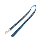 A blue lanyard with the text H-K9R in white on a black background. The lanyard has a metal clasp at the end for attaching items.