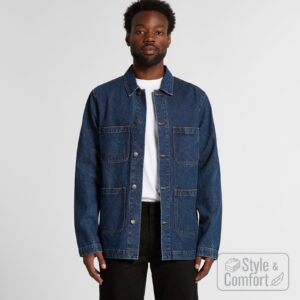 Mens Denim Chore Jacket