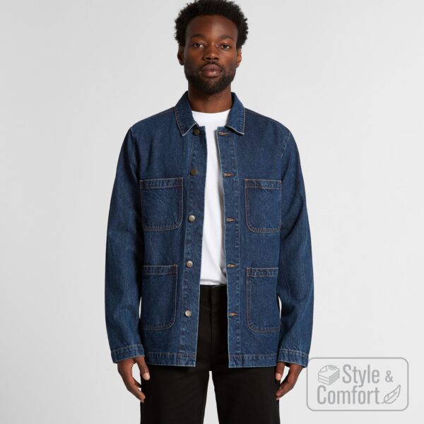 Mens Denim Chore Jacket