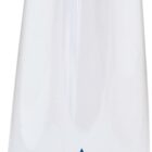 A clear plastic water bottle with a blue cap and the ABILITY PROJECTS logo printed in blue on the front.