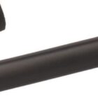 A black fountain pen with its cap removed, placed beside it. The pen has a silver nib and a sleek, modern design.