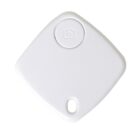 A small, white, square-shaped electronic device with rounded corners and a small button featuring a camera icon. It has a tiny hole at one corner, possibly for attaching to a keychain or lanyard.