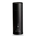 A sleek black cylindrical bottle with the text po di fame and little hungry near the bottom, indicating a capacity of 550 ml or 18.5 oz. The bottle has a minimalist design on a white background.