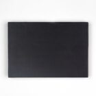 A closed, plain black rectangular box against a white background.