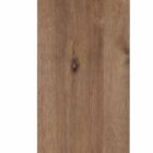 A wooden cutting board with a rectangular shape and a rounded handle, featuring a dark grain pattern and a black cord loop attached to the handle for hanging.