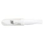 Clear plastic tube containing a foldable white utensil set, including a spoon and fork, with a space for customizable branding labeled Your Logo Here.