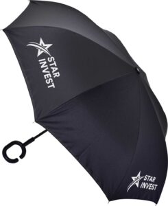 Custom Printed Umbrellas Inverted