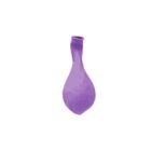 Deflated purple balloon against a plain white background.