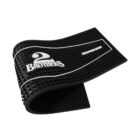 Black rubber bar mat with raised dots, featuring a white logo that says 2 BROTHERS and additional text reading HANDCRAFTED SINCE 1996. The mat is slightly curved at one end, creating a folded effect.