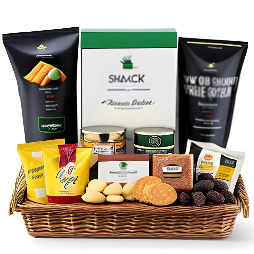 basket of food snacks