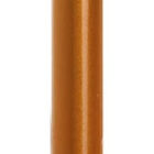 A sleek orange pen with a shiny silver clip and accents, featuring a stylus tip on the opposite end of the writing point. The pen has a modern, cylindrical design and a smooth finish.