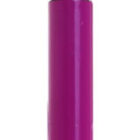 A sleek, purple pen with a metallic silver clip and accents, standing upright. The pen has a polished finish and a stylus tip on the cap, suitable for touchscreens.