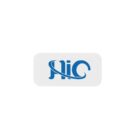 Logo with blue stylized text and design.