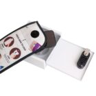 Anti-distraction box with a digital lock and instructions on the cover.