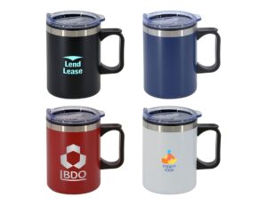 Narka Sliding Tab Double Wall Mugs