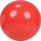 A shiny, smooth red ball with a reflective surface, highlighting its glossy finish.