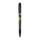 Black and gold pen with cap, labeled Vengeance.