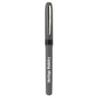 Black pen with a silver clip and the text Heritage Podiatry on the barrel.