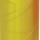 Yellow cylindrical container with a matte finish and subtle diagonal lines wrap around its surface. The top is rounded, resembling a cap.