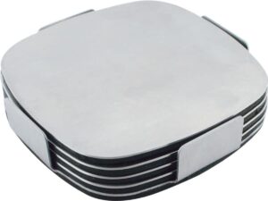 Executive Stainless Steel Coaster Sets