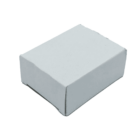 A plain, white rectangular cardboard box with a closed lid, displayed against a white background. The box has a simple design with no visible markings or labels.
