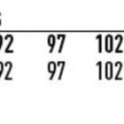 Size chart for mens flex waist stretch pants, displaying waist sizes and inleg length.