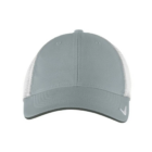 Gray/white Nike Dri-FIT Mesh Back Cap with brim logo.