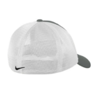 Nike Dri-FIT Mesh Back Cap: white mesh back, gray front/brim, black swoosh logo.