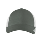 Nike Dri-FIT Mesh Back Cap in gray/white with logo on front.