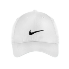 Nike Dri-FIT Swoosh Front Cap, white with black logo.