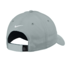 Gray Nike Dri-FIT Tech Cap, logo above adjustable back strap.