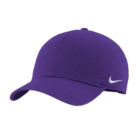 Purple Nike Heritage 86 cap with a white side logo.