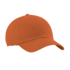 Orange Nike Heritage 86 cap: curved brim, logo-free.