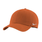 Orange Nike Heritage 86 cap with white side logo.