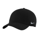 Nike Heritage 86 cap, black with white swoosh logo on side.