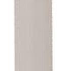 A sharpened wooden pencil, appearing very short with its body painted white. The pencil tip shows the multi-colored core, suggesting its a colored pencil capable of producing various colors when used.