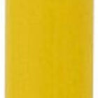 A sharpened, short yellow pencil with a visible graphite tip, viewed from the side against a white background. The wooden part is partially exposed near the tip.