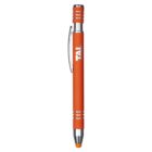 Orange stylus pen with a silver clip and cylindrical body. The pen features metallic accents at the top and bottom, and TAL is printed in white on the side.