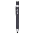 A black stylus pen with a silver clip and accents. The pen has ARTE CRAFT printed on it in white. The tip end also serves as a capacitive stylus for touchscreens.